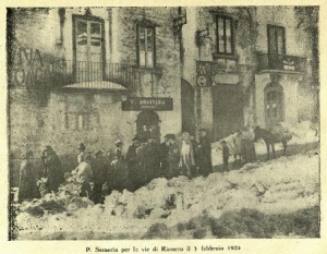 Semeria per le vie di Rionero - 1924