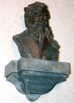 Busto di P. Semeria al "Vittorino da Feltre" di Genova