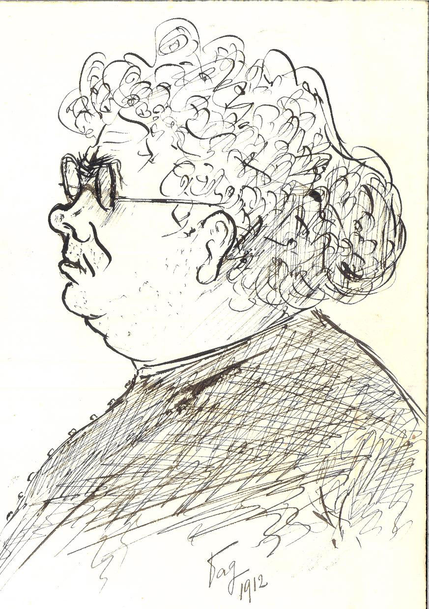 Caricatura del Padre Semeria (1912)